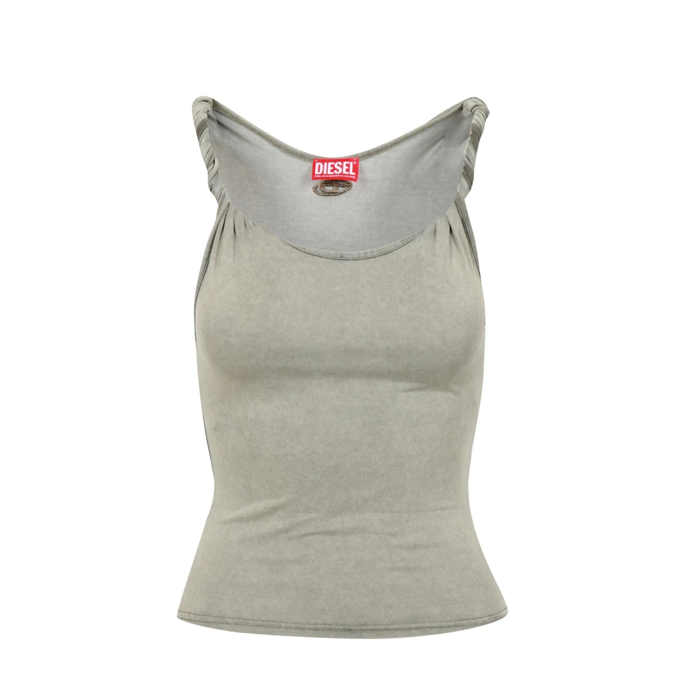 Diesel Donna Grigio Top, M, New,