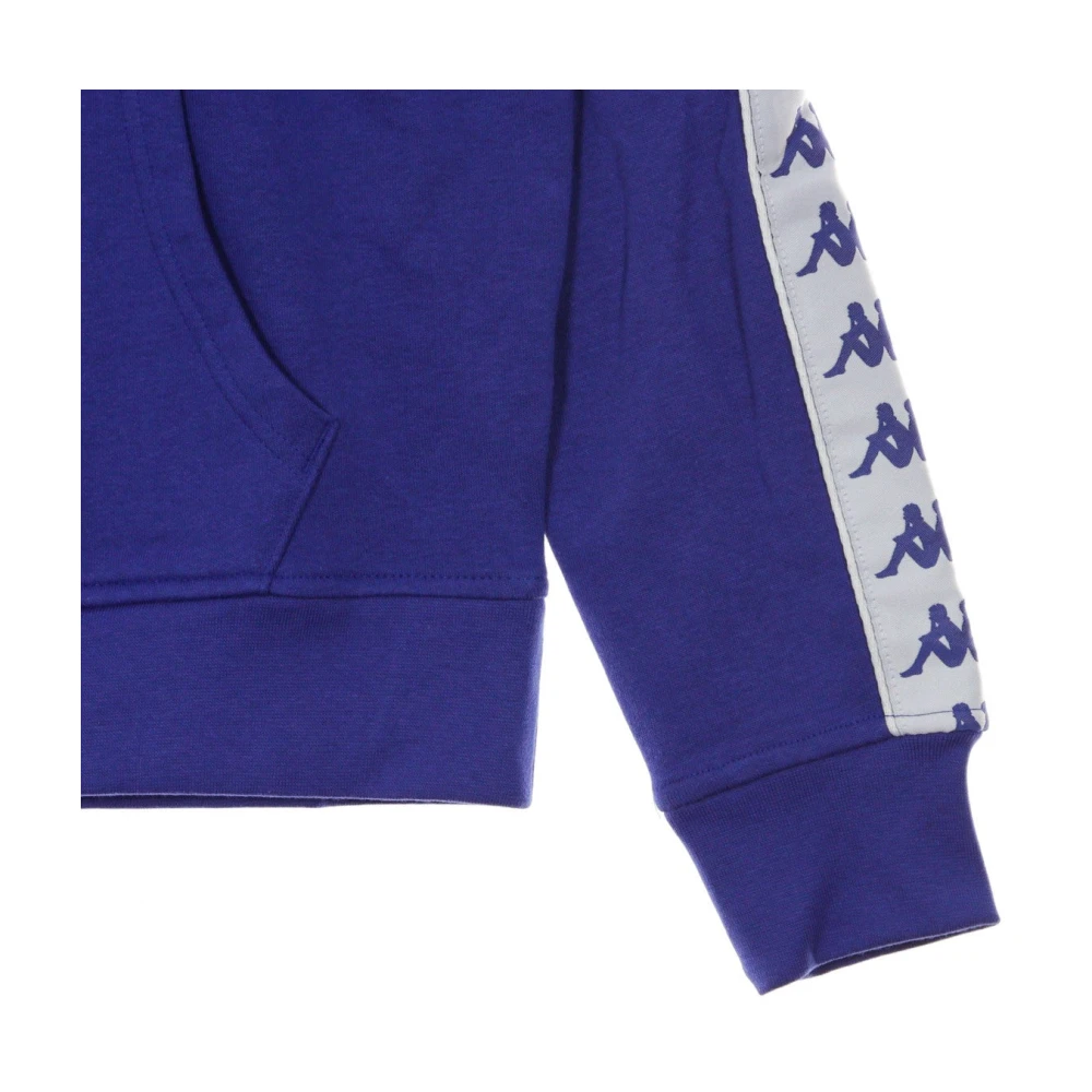 Kappa Blauw Wit Hoodie voor Mannen Blue Heren
