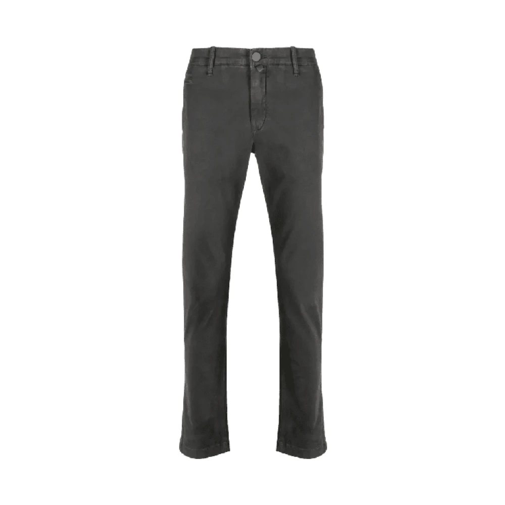 Jacob Cohën Grijze Bobby Broek Katoen Elastaan Voering Gray Heren