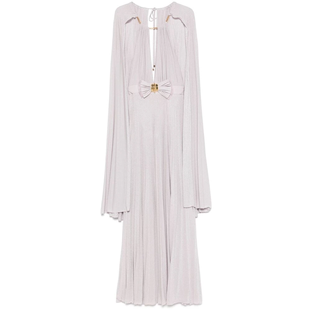 Elisabetta Franchi Stijlvolle Jurk Abr1351E2 544 Beige Dames