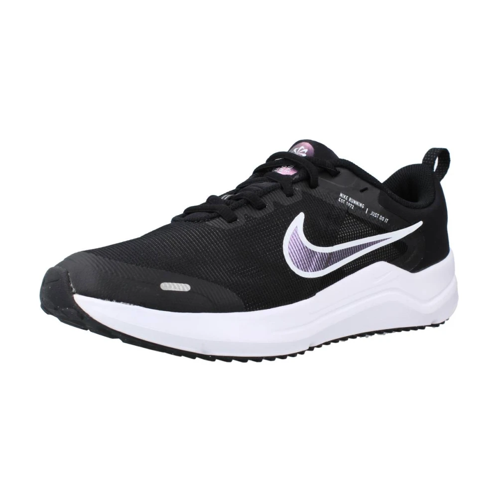 Nike Pojkars Downshifter 12 Stiliga Sneakers Black, Herr