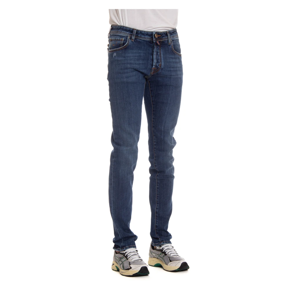 Jacob Cohën Luxe Denim Jeans Nick Fit Blue Heren