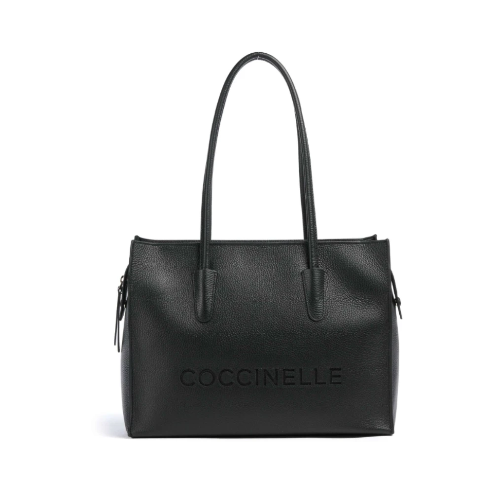 Coccinelle Black Myrtha26 Tote Bag - Female - Shopping Bags - One Size - Bags