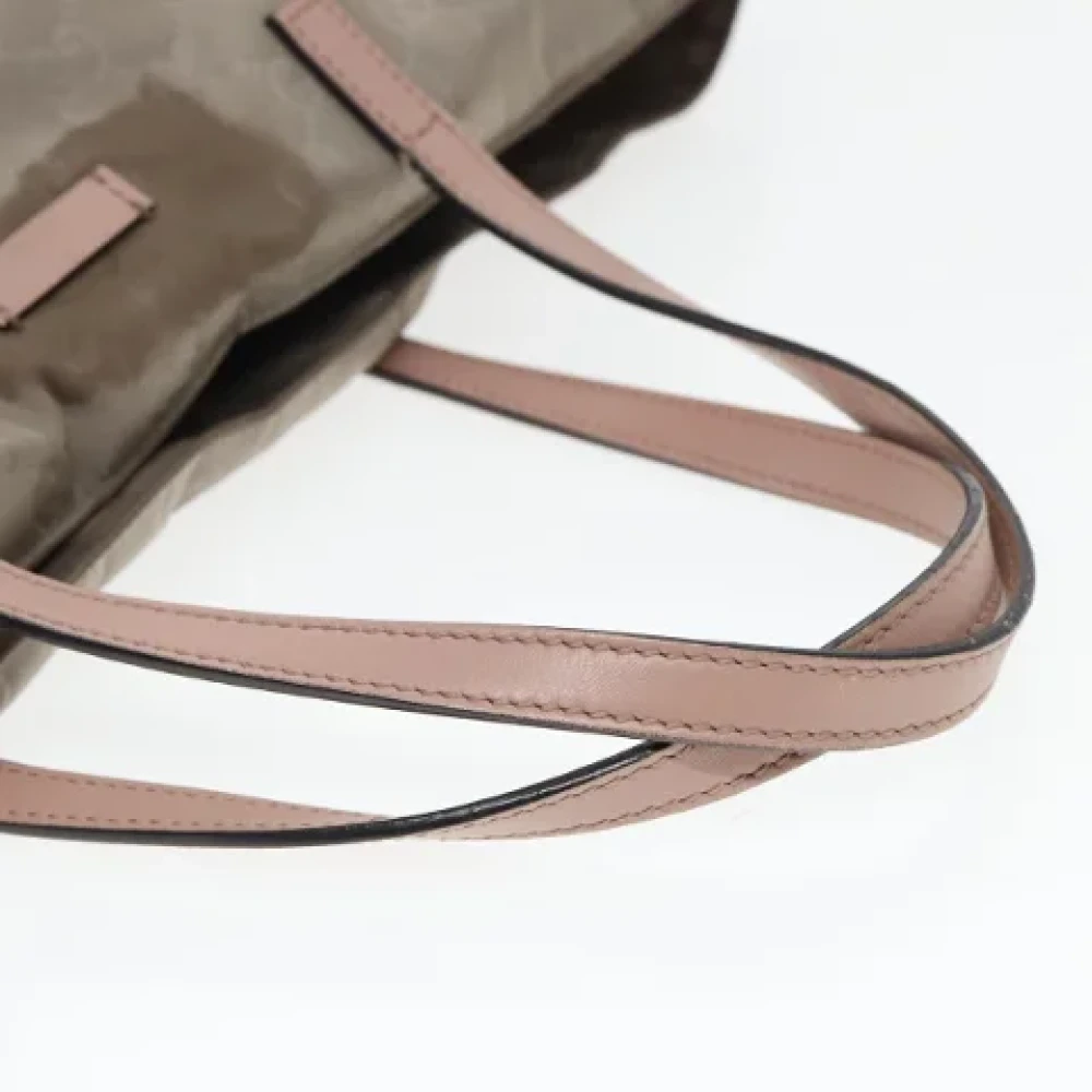 Gucci Vintage Pre-owned Nylon gucci-bags Gray Dames