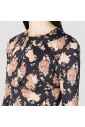 top-jersey-floral-avec-style-avant-garde