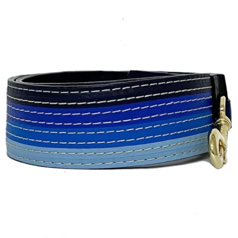 Loewe Pre-owned Leather home-office Blue Dames
