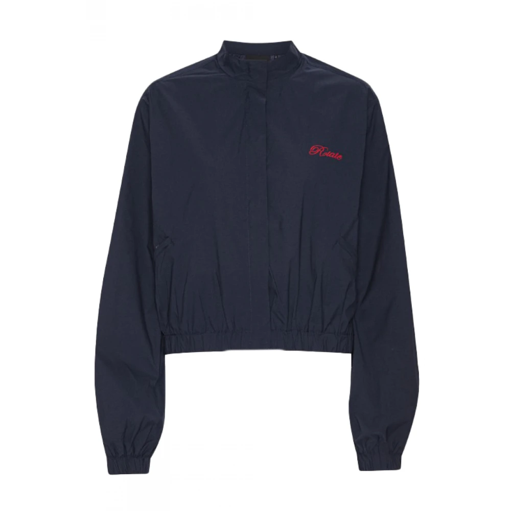 Rotate Birger Christensen Krokante geweven jas met Jacks & Mantels Blue Dames