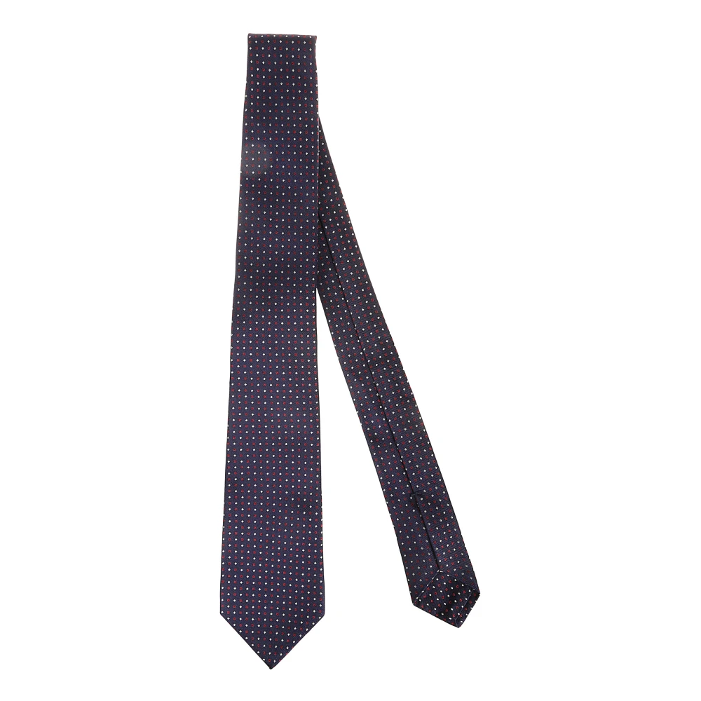 Kiton Zijden stropdas voor heren Multicolor Heren