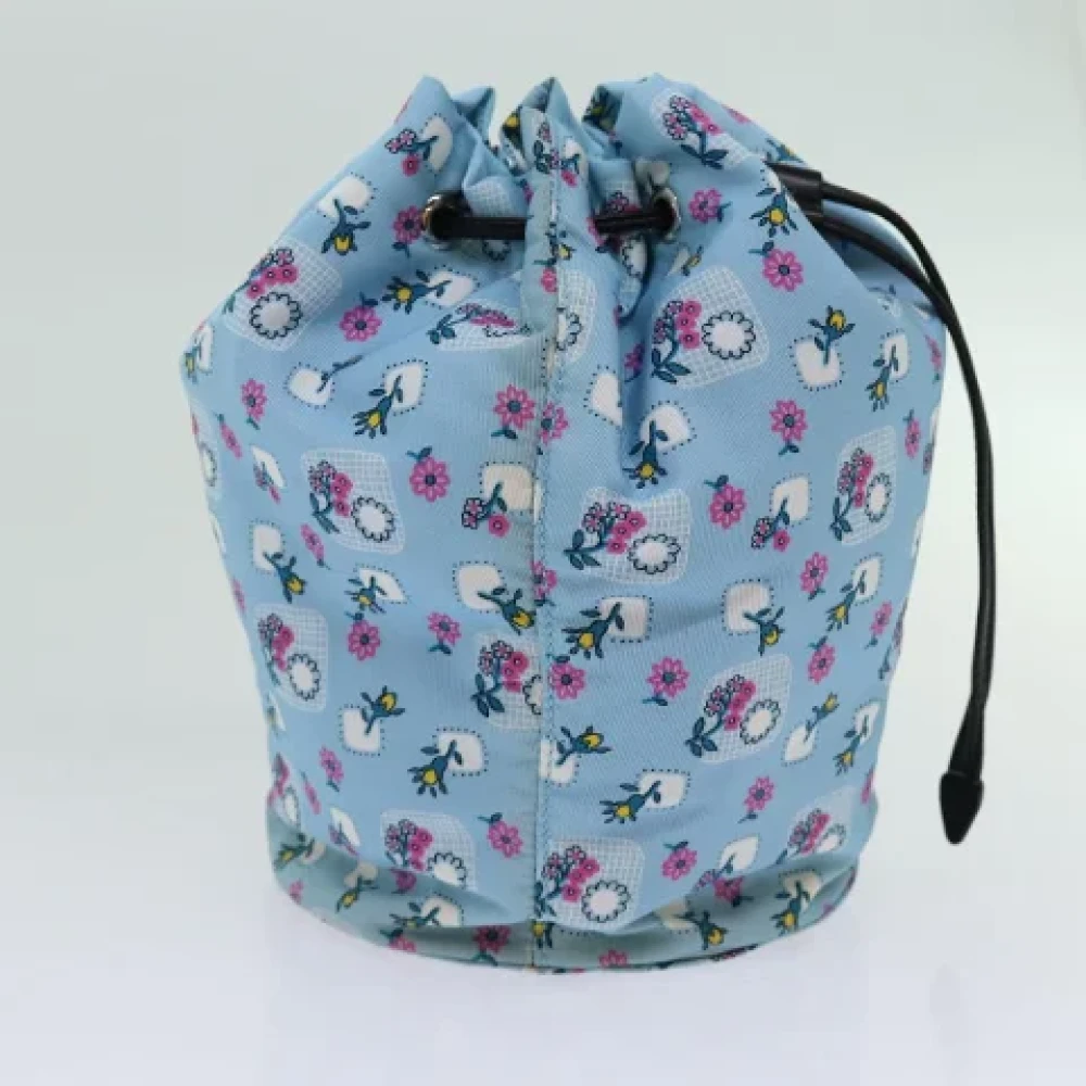 Miu Pre-owned Nylon pouches Blue Dames