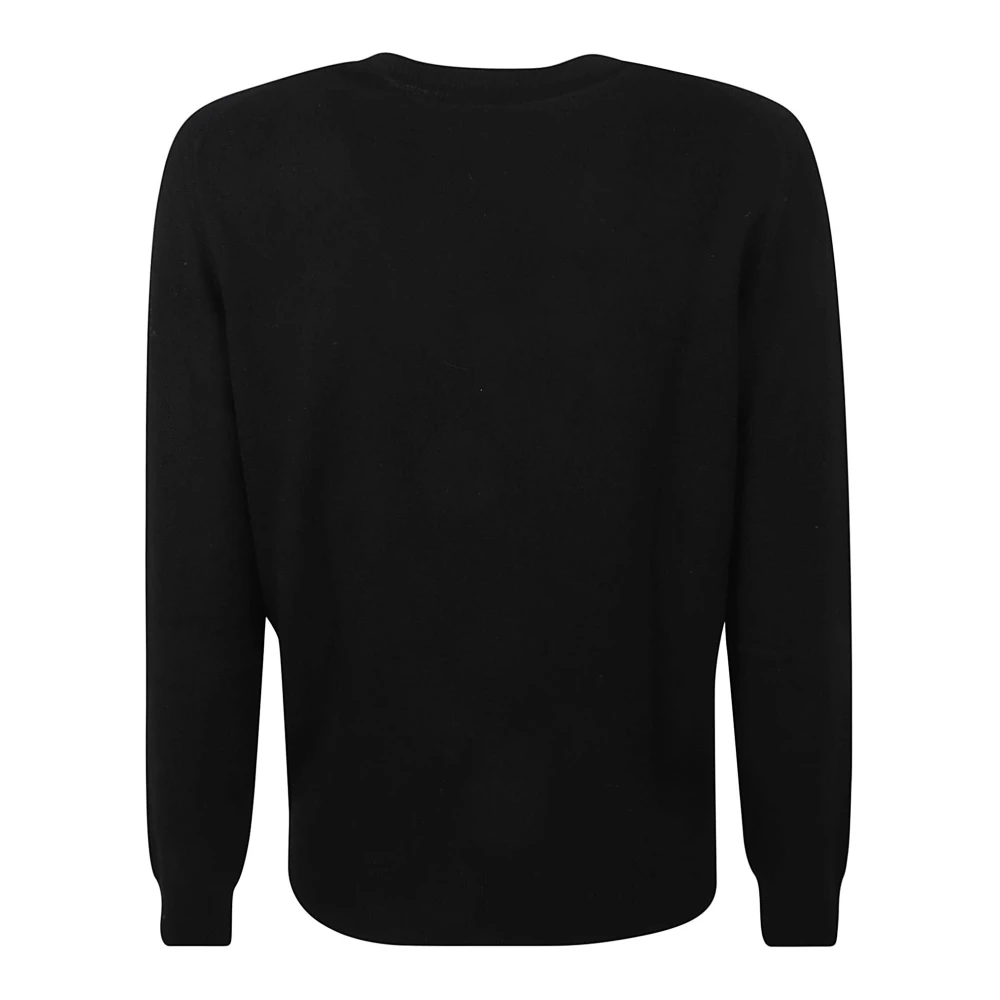 Z Zegna Luxe Kasjmier Trui Black Heren