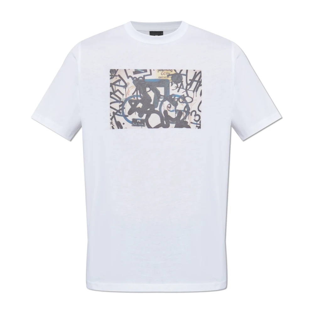 PS By Paul Smith T-shirt met print White Heren