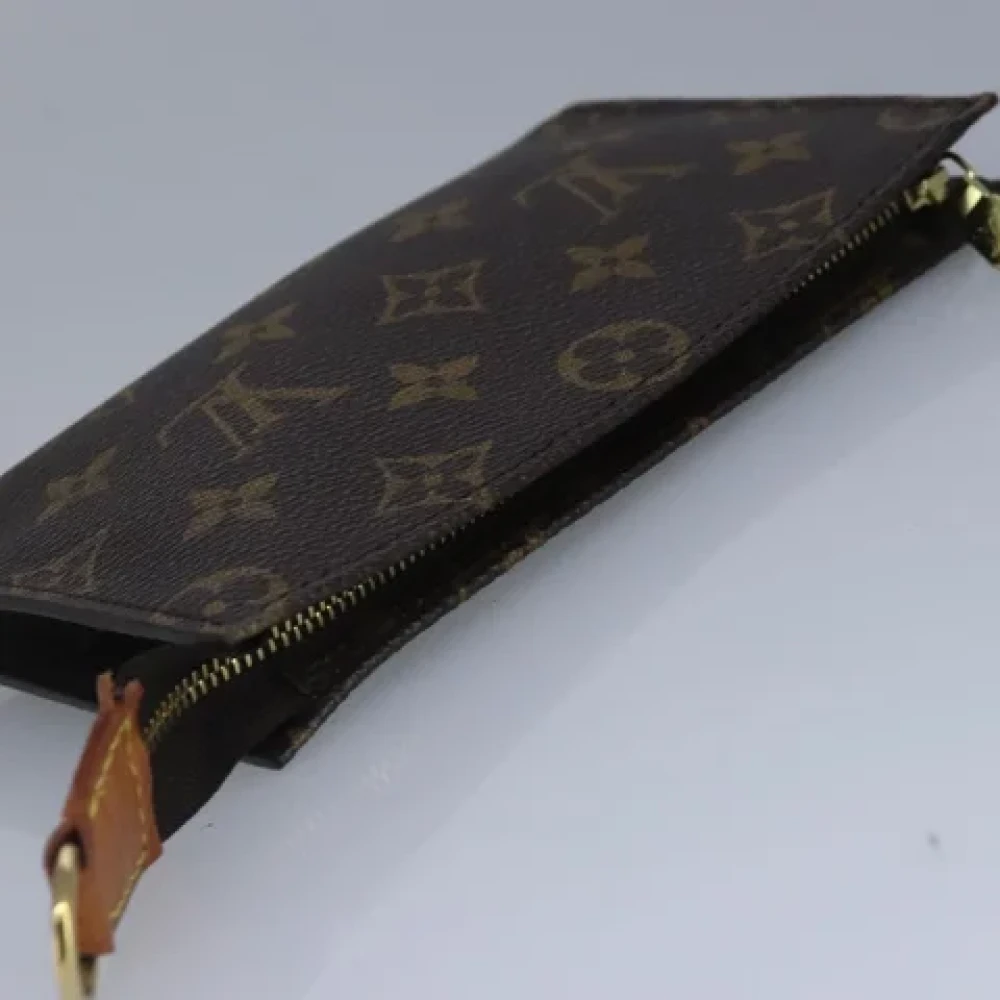 Louis Vuitton Vintage Pre-owned Canvas pouches Brown Dames