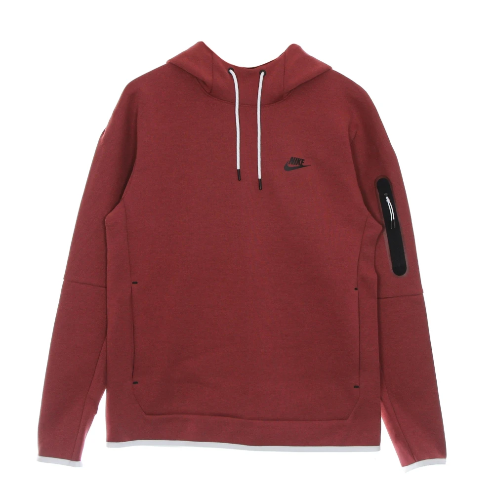 Nike Tech Fleece Hoodie Cedar Zwart Red Heren