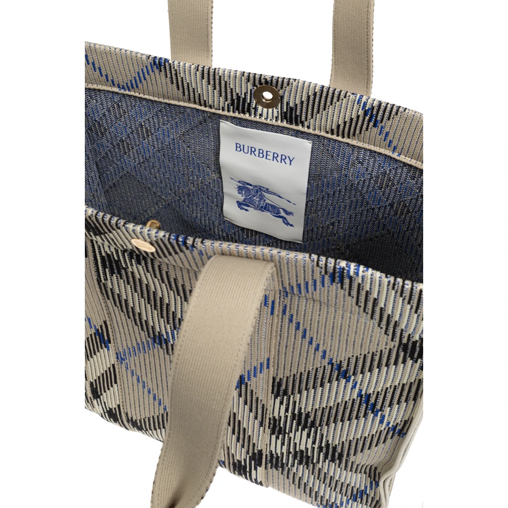 Burberry Check schoudertas Gray Dames