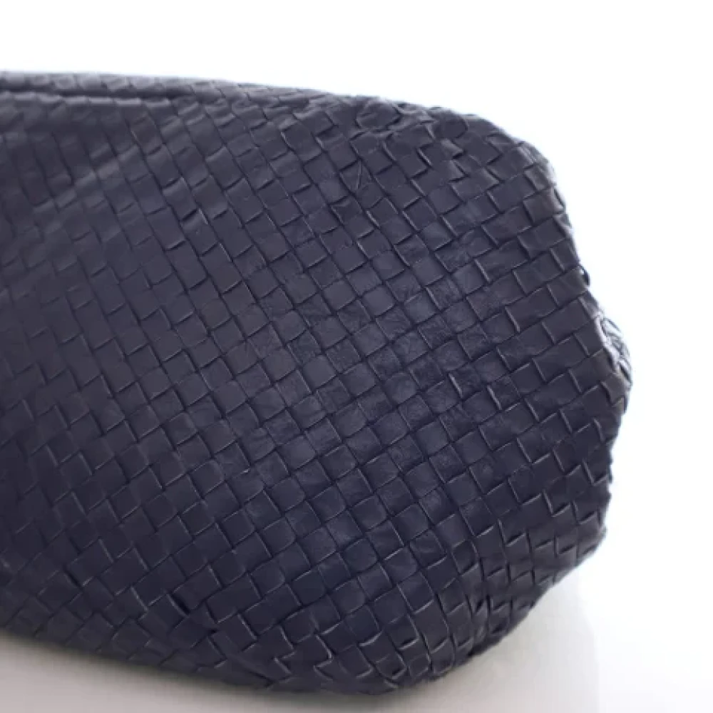 Bottega Veneta Vintage Pre-owned Leather handbags Blue Dames