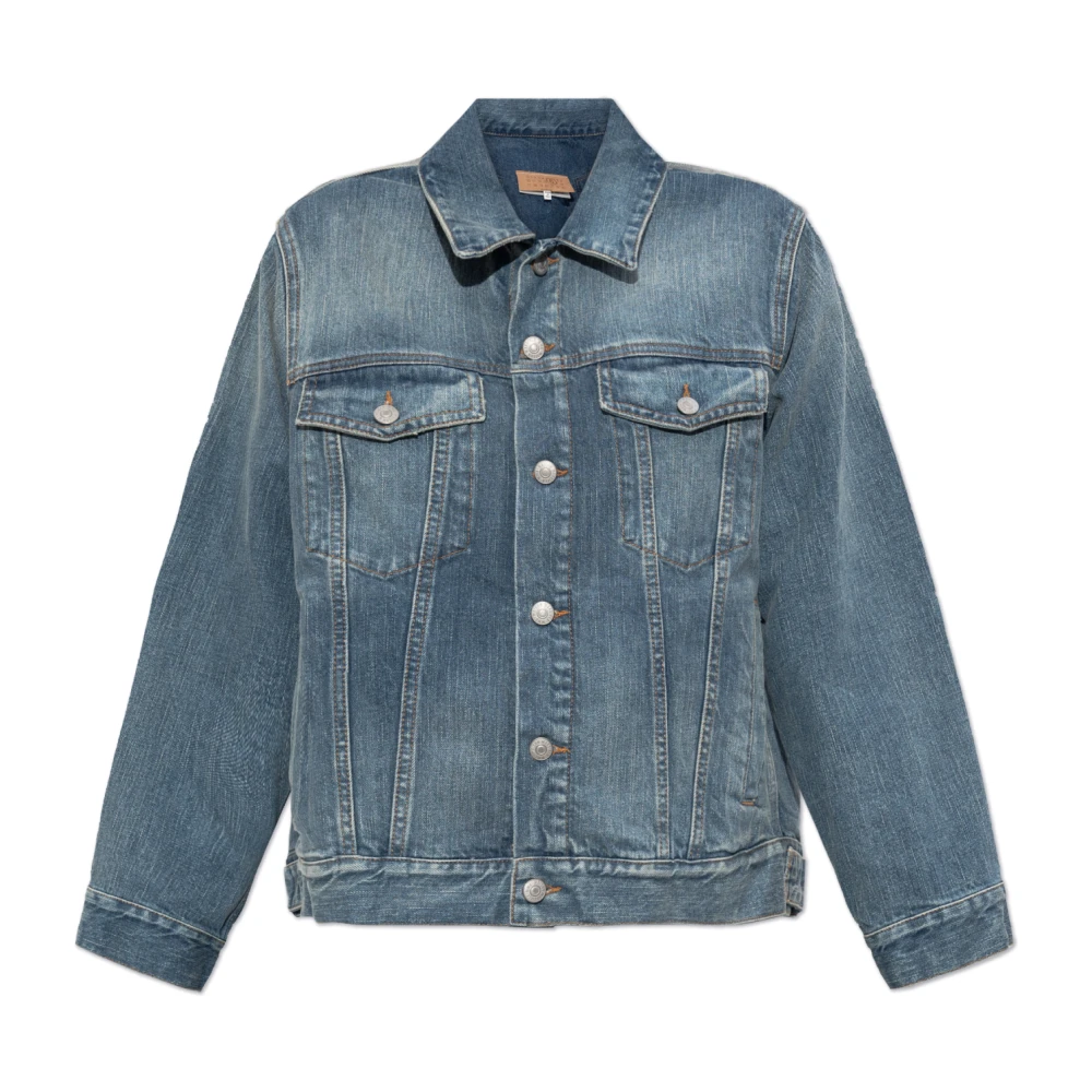 MM6 Maison Margiela Denim Jack Blue Dames