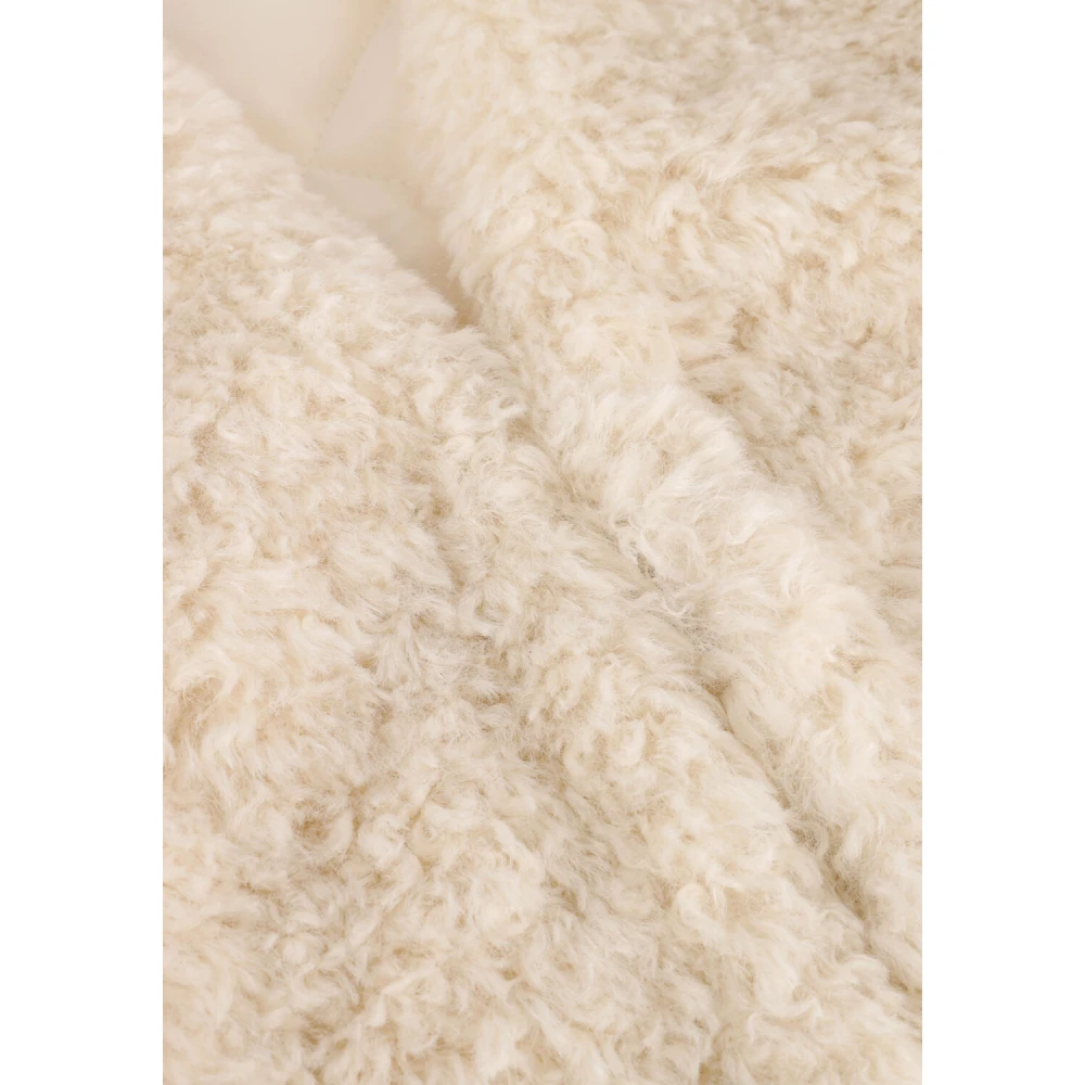 Catwalk Junkie Witte Teddy Body Warmer Jas White Dames