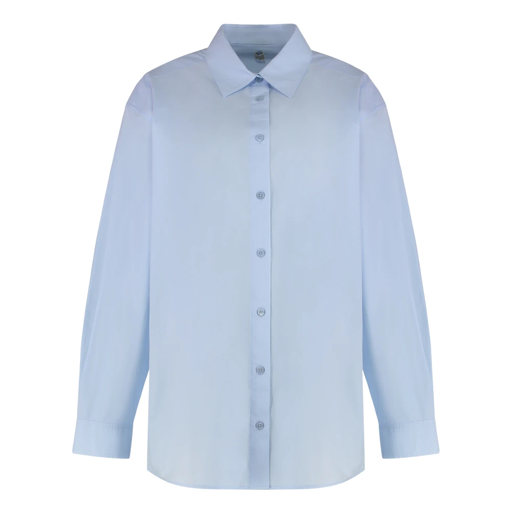 Totême Women's Blue Shirts, S, Classic Tumbled Shirt