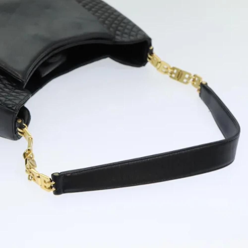 Bally Pre-owned Leather shoulder-bags Black Dames