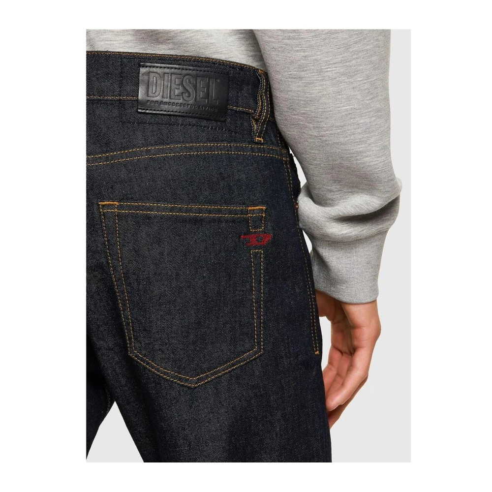 Diesel Donkerblauwe Five-Pocket Denim Jeans Blue Heren