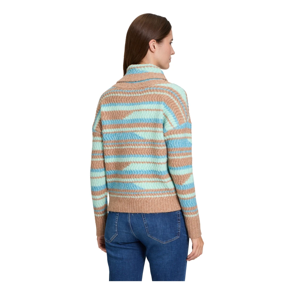 Betty & Co Gebreide trui met structuur Multicolor Dames