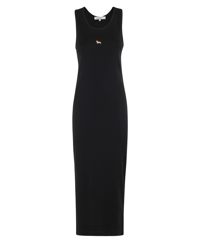 robe-noire-en-coton-cotele
