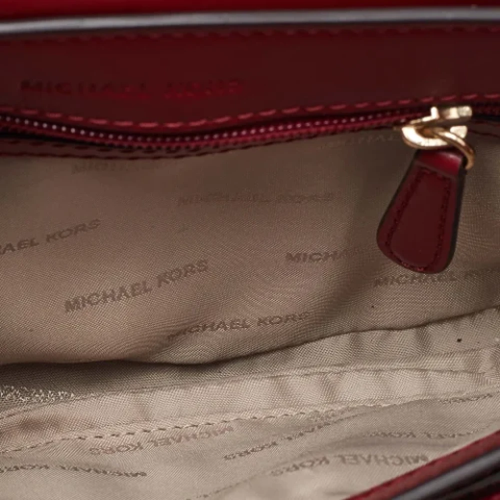 Michael Kors Pre-owned Leather shoulder-bags Red Dames