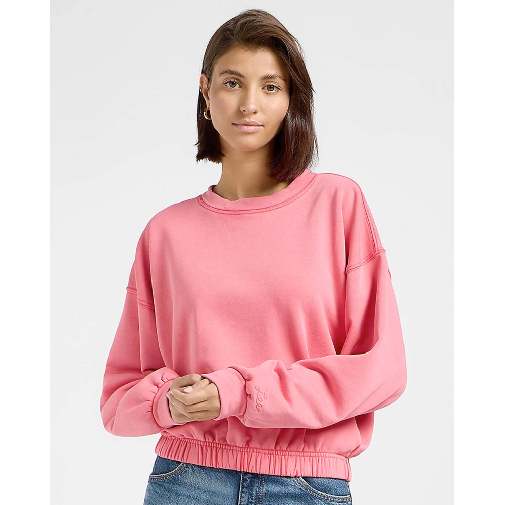 Lee Stijlvolle Sweat S ve Red Dames