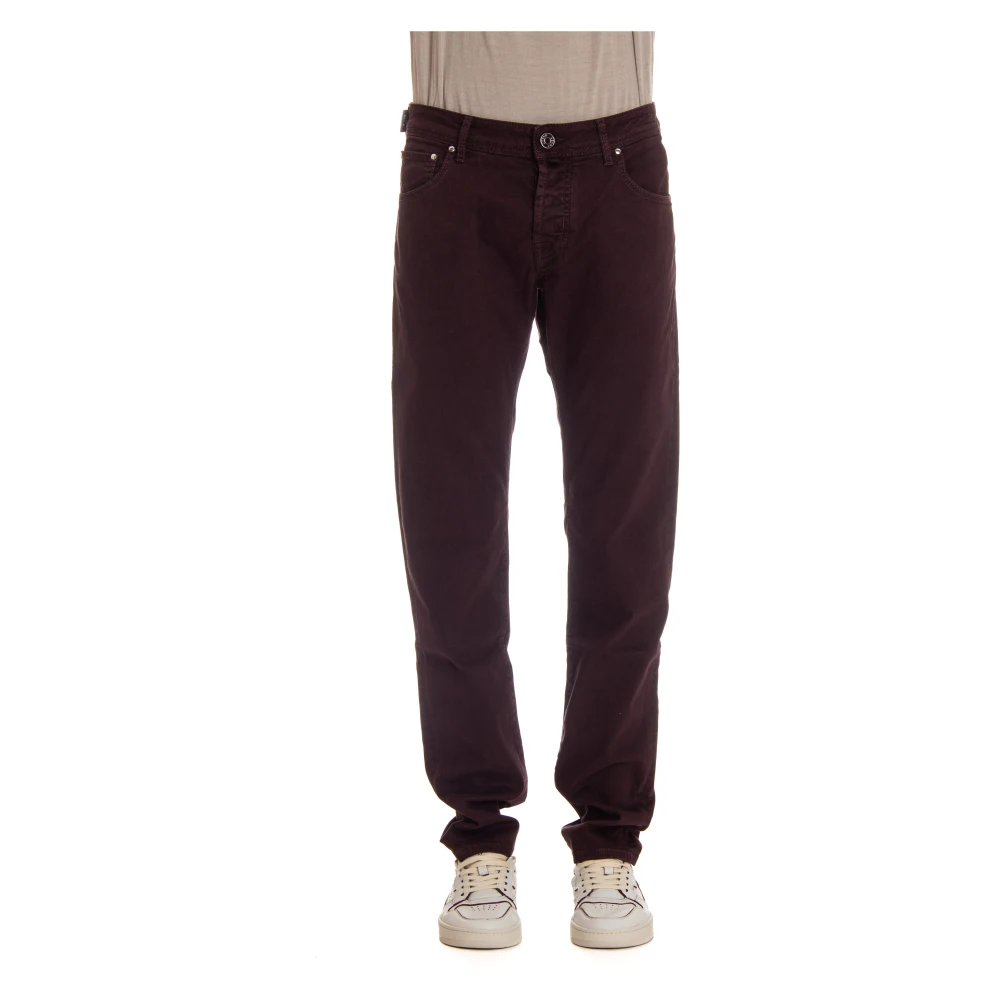 Jacob Cohën Luxe Denim Jeans Nick Fit Brown Heren