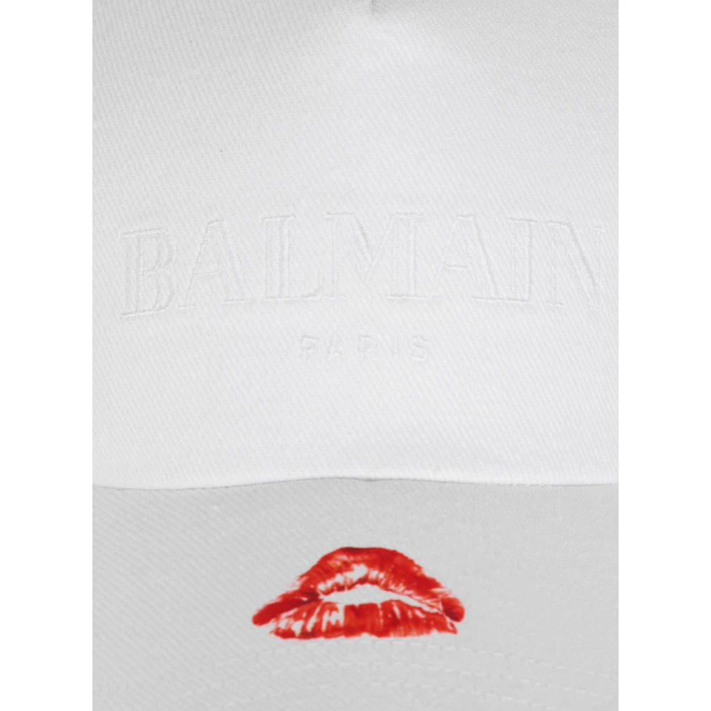 Balmain Katoen Kus pet White Heren