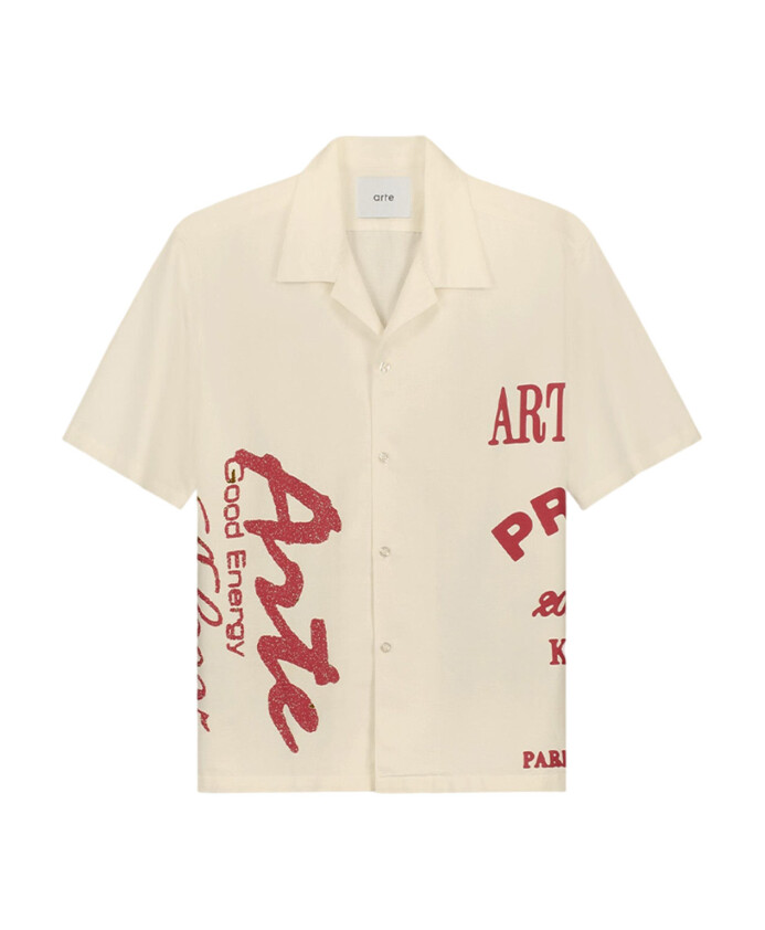 chemise-coton-imprime-rouge
