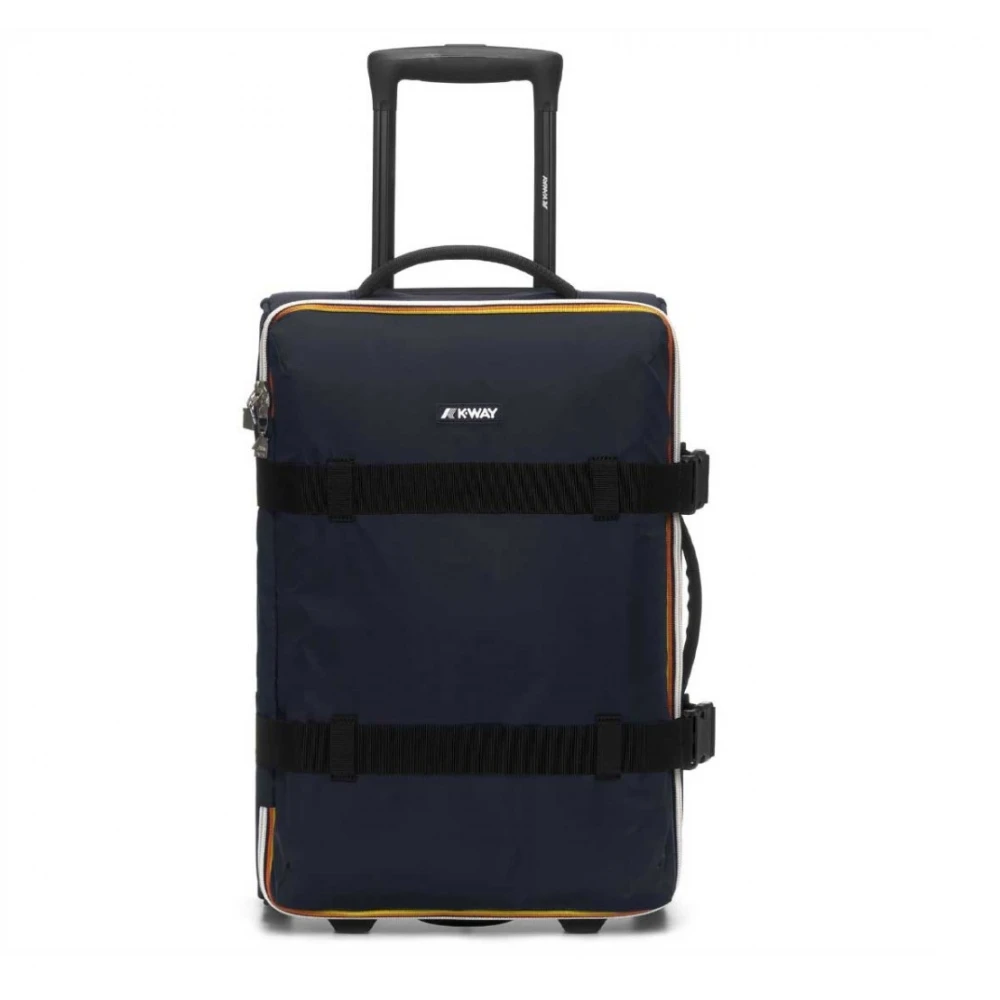 K-way Blauwe Koffer Waterdicht Ripstop Stof Blue Heren