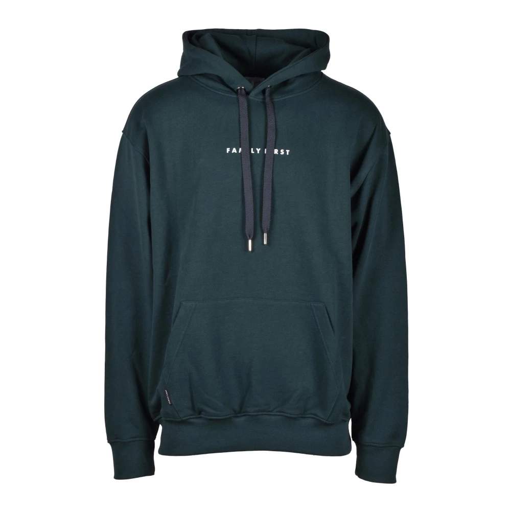 Family First Katoenen Stijlvolle Sweater Green Heren