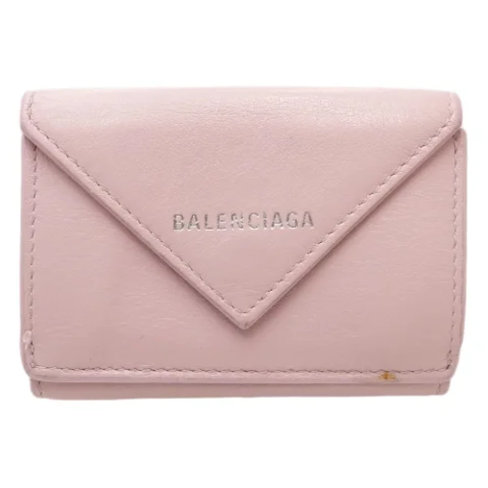 Balenciaga Vintage Pre-owned Leather wallets Pink Dames