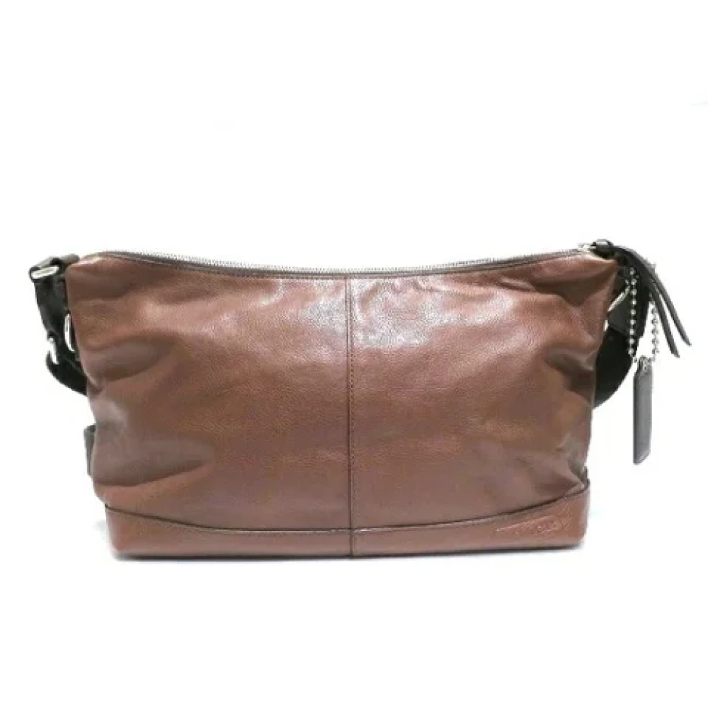 Coach Pre-owned Leather shoulder-bags Brown Dames