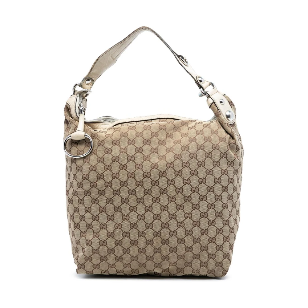 Gucci Vintage Women's Brown Pre-Owned Hobo Bag