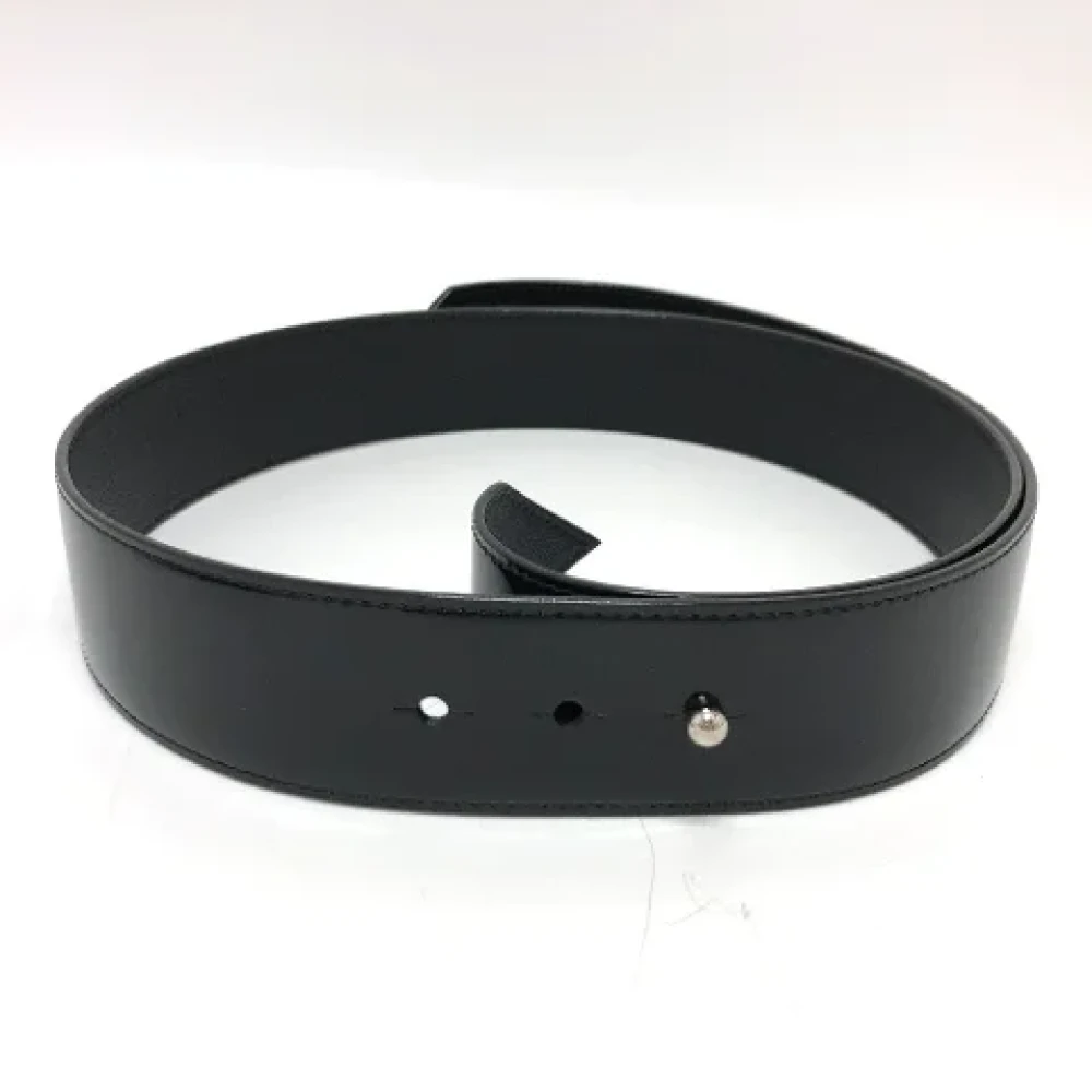 Louis Vuitton Vintage Pre-owned Leather belts Black Dames