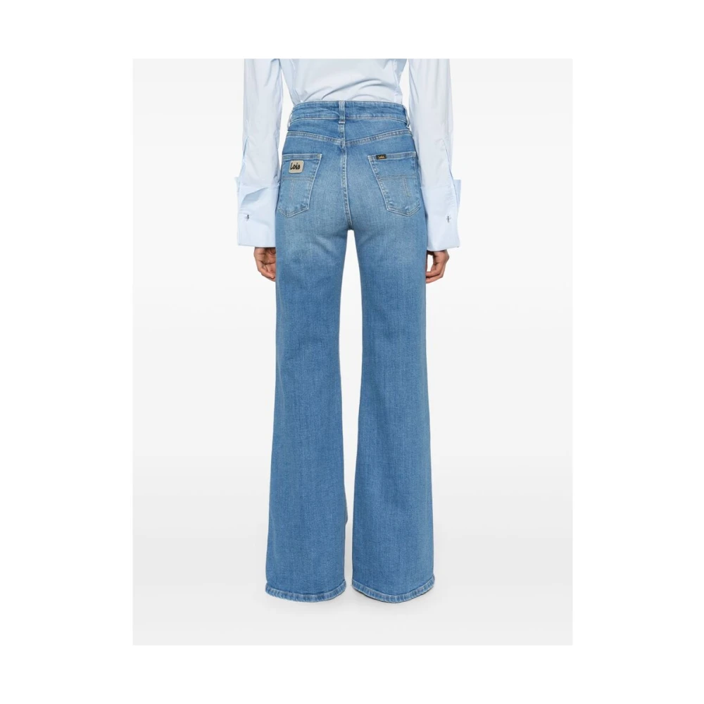 Lois Indigo Blauw Klassieke Vijf Zak Jeans Blue Dames
