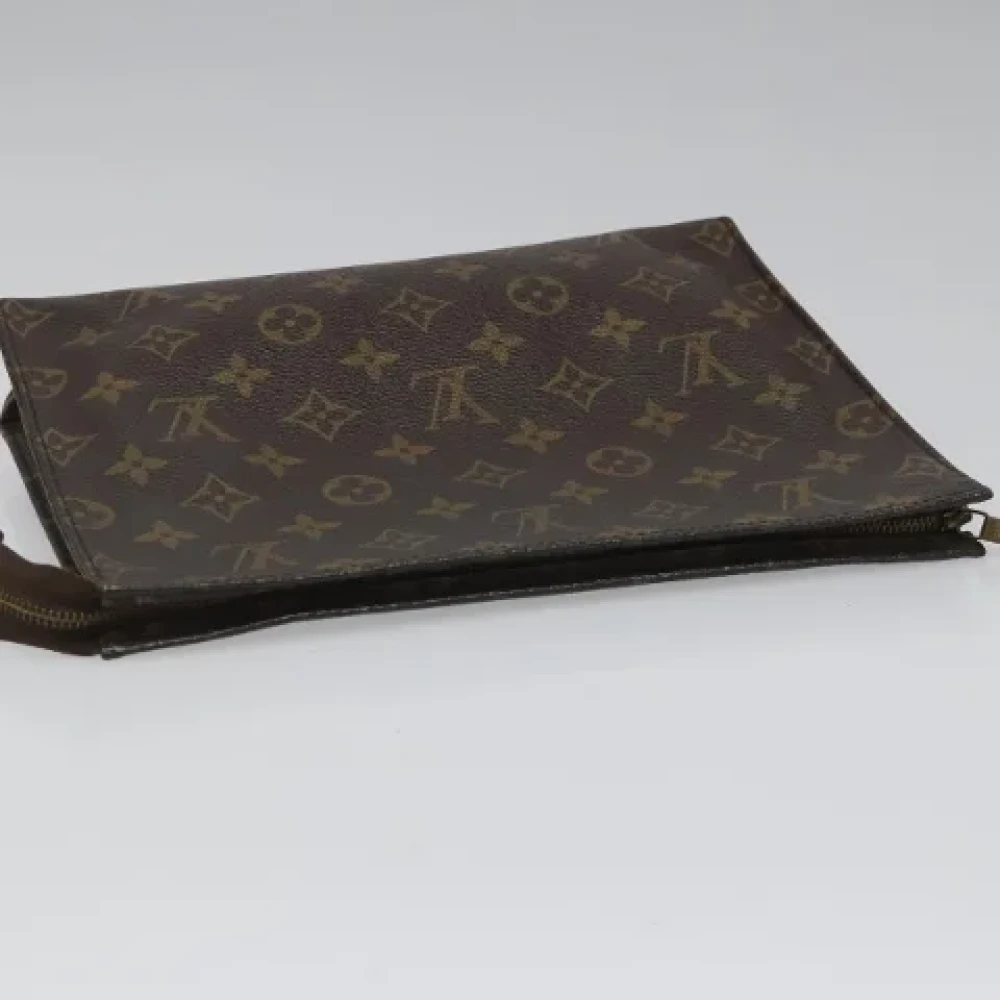 Louis Vuitton Vintage Pre-owned Canvas pouches Brown Dames