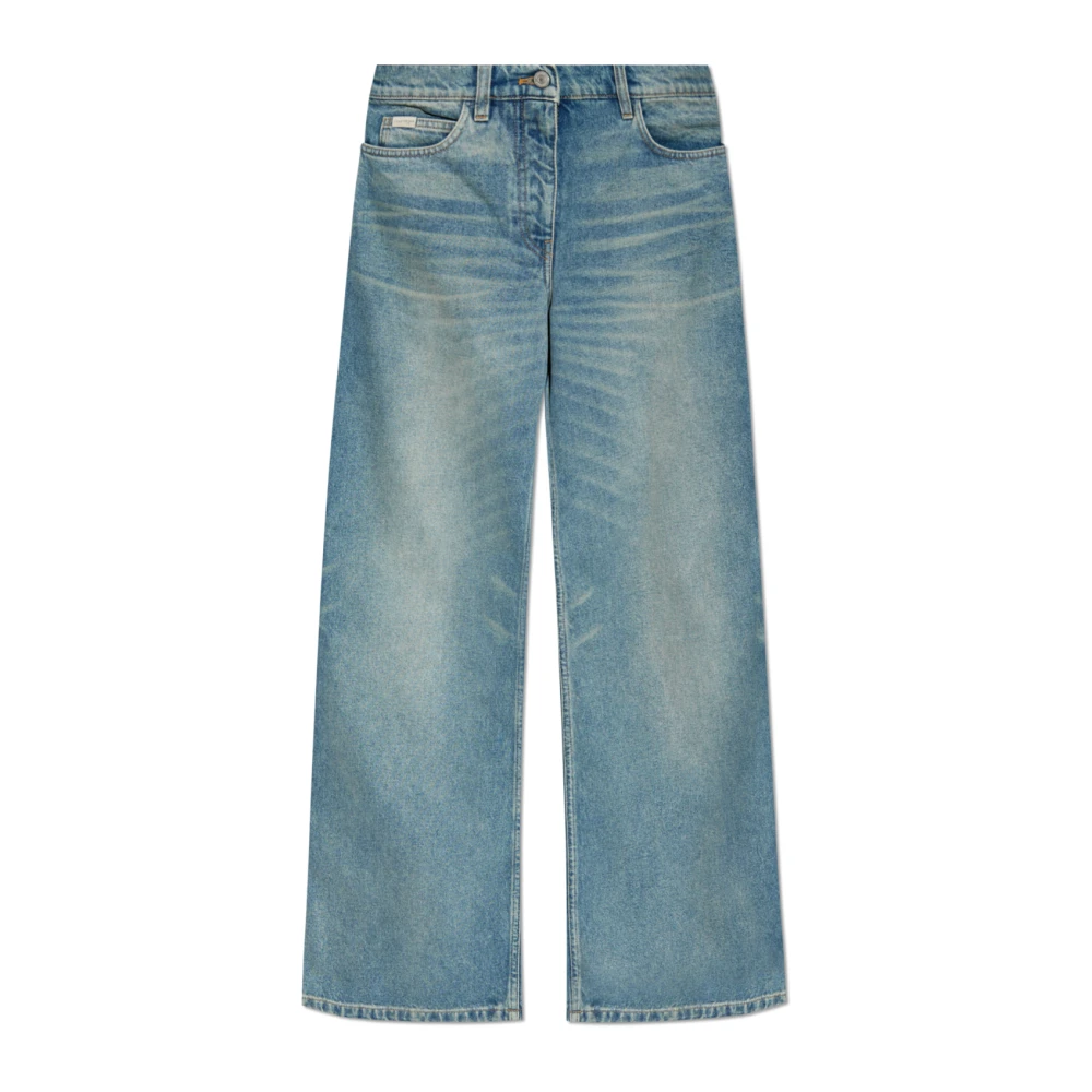 Courrèges Wijd uitlopende jeans Blue Dames