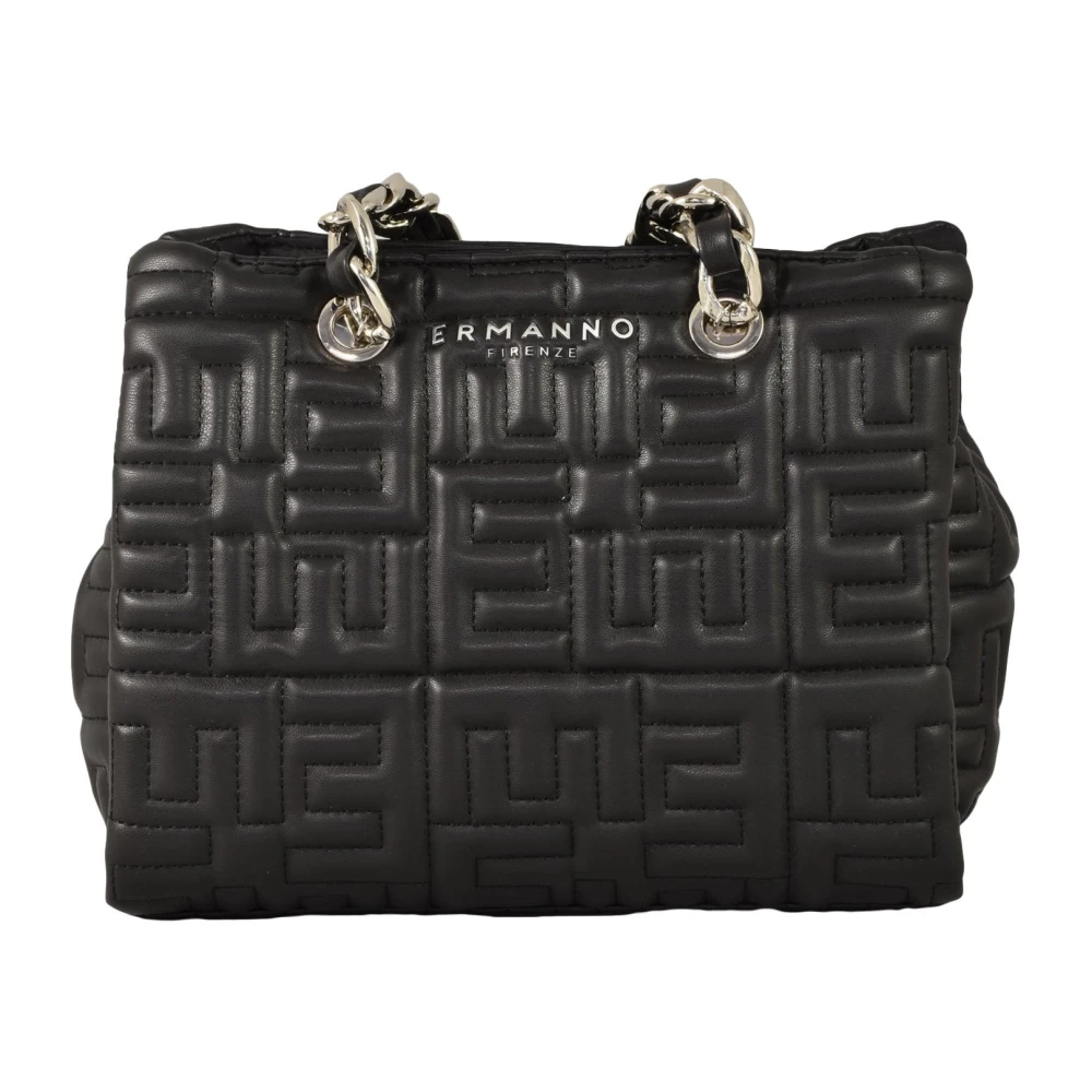 Ermanno Scervino Firenze Tas van Polyurethaan Black Dames