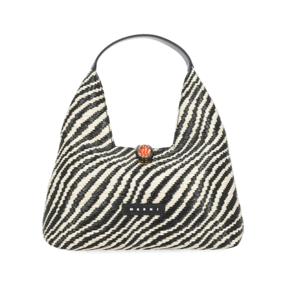 Marni Women's Black Handbags, One Size, Trapeze Mini Top Handle Bag