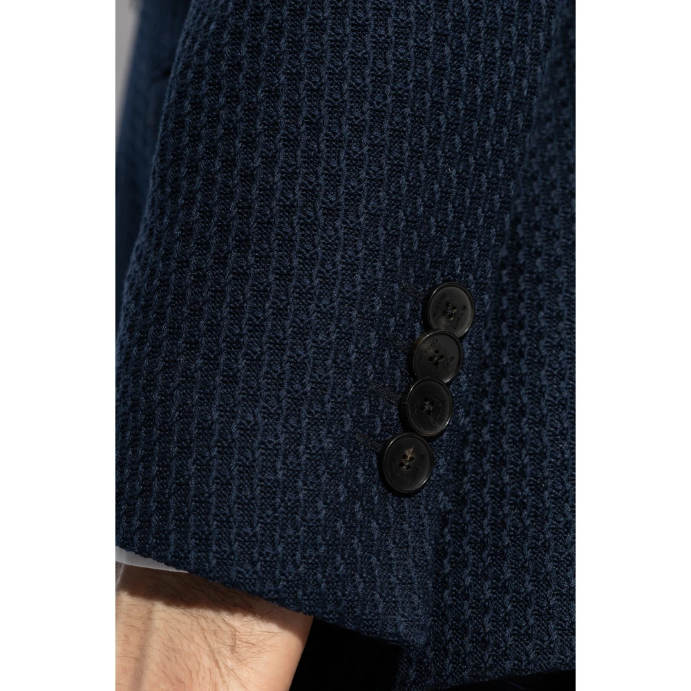 ETRO Blazer met zakken Blue Heren