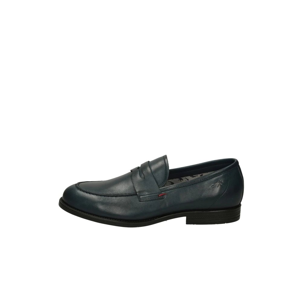 Fluchos Men's Blue Loafers, 10 Uk, Ocean Moccasin Shoes