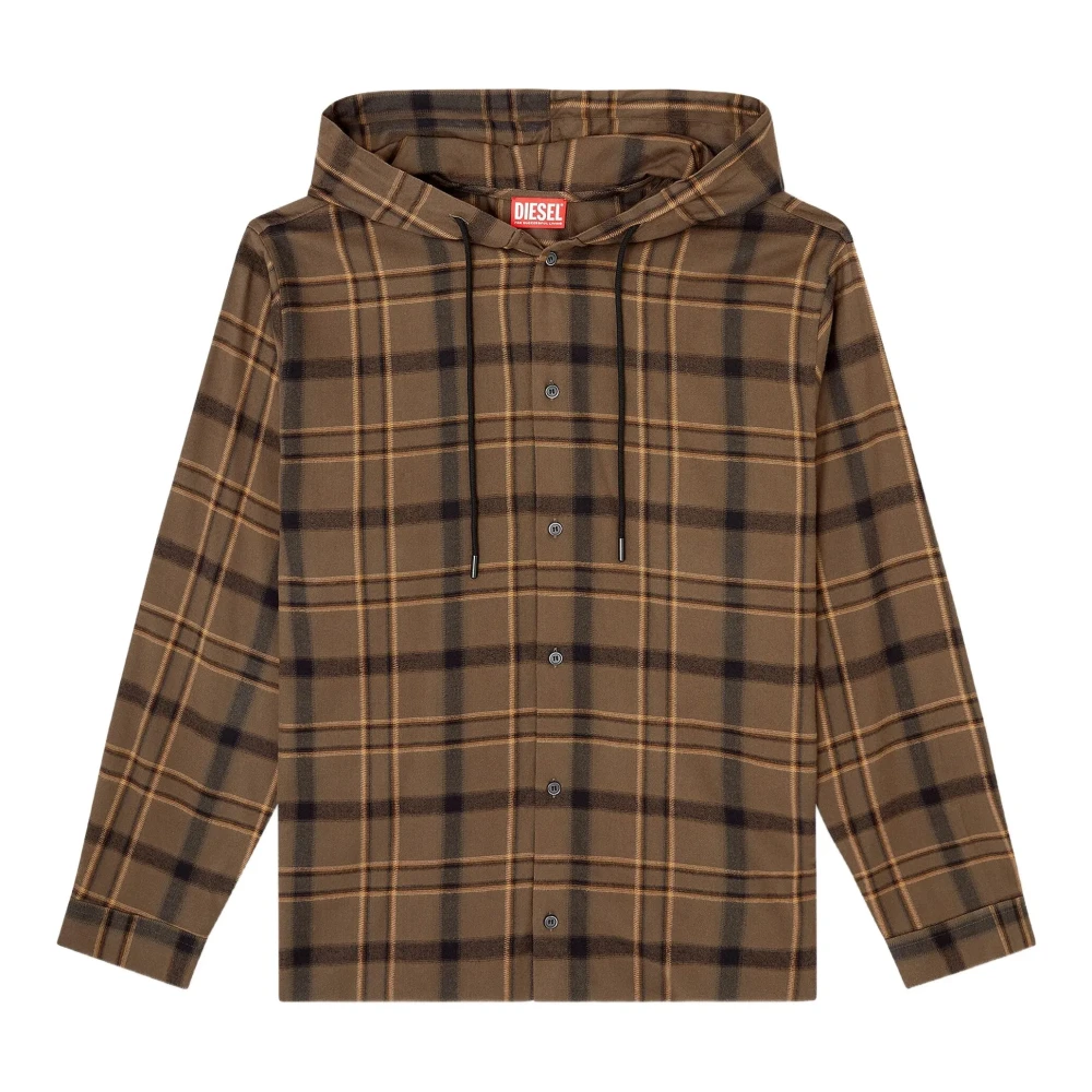 Diesel Uomo Marrone Magliette, S, New,