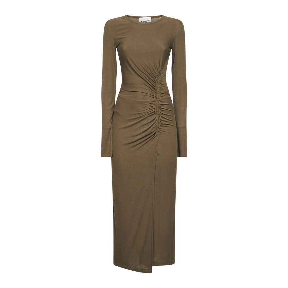 Marant Étoile Grön Asymmetrisk Klänning