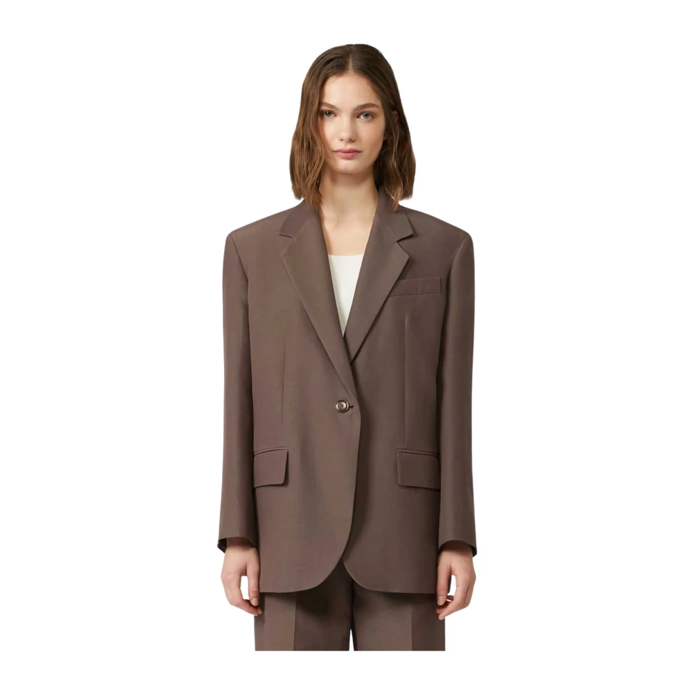 Max Mara Damen Braun Jacken, Xsgröße:
