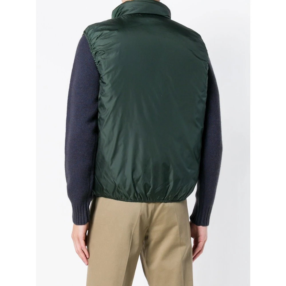 Aspesi Gewatteerd Gilet Green Heren