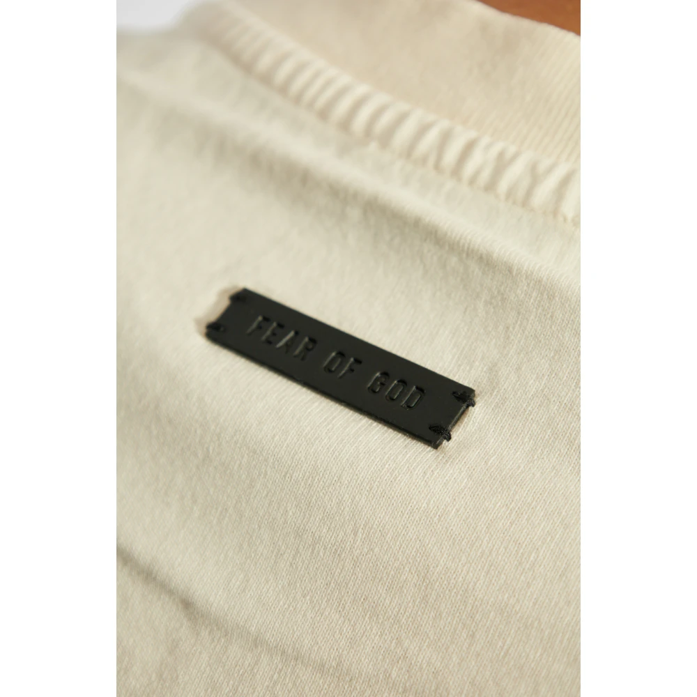 Fear Of God Bedrukt T-shirt Beige Heren