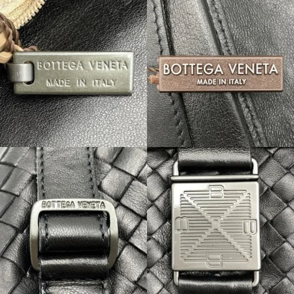 Bottega Veneta Vintage Pre-owned Leather backpacks Black Dames